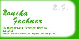 monika fechner business card